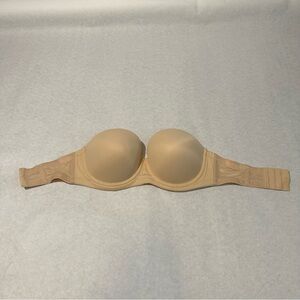❤️ Tan strapless bra size 34 DD
